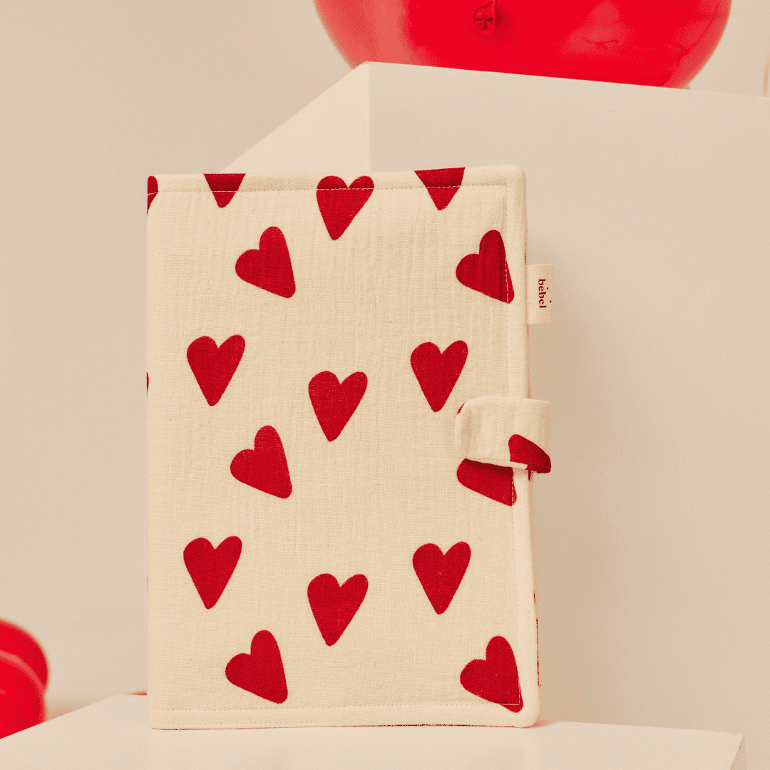 Health record book cover - Heart